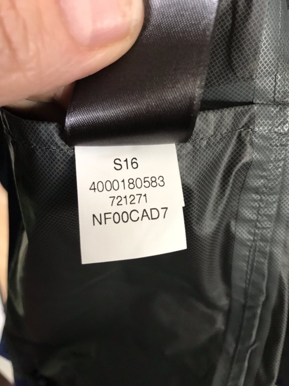 Womens The North Face NF00CAD7 Blue/Grey Full Zip Rain Jacket sz XS - Picture 8 of 9